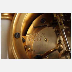 Kleine Portaluhr Alabaster