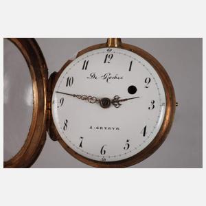 Spindeltaschenuhr De Roches á Geneve