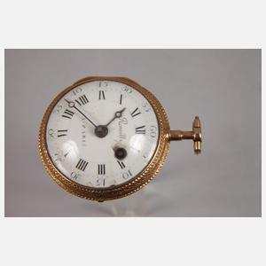 Goldene Spindeltaschenuhr Romilly á Paris