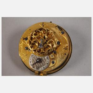 Goldene Spindeltaschenuhr Romilly á Paris