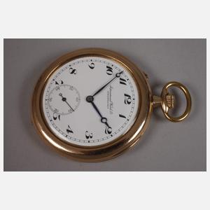 Schwere Goldtaschenuhr IWC