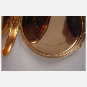 Schwere Goldtaschenuhr IWC