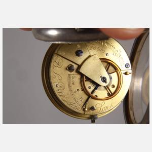 Sammlung von sieben englischen Schlüsseluhren