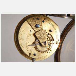 Sammlung von sieben englischen Schlüsseluhren