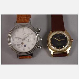 Uhrenkonvolut in Kiste