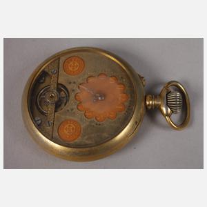 Geschnitzter Uhrenständer