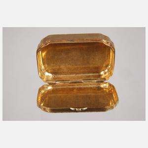 Kleine Golddose mit Adelswappen