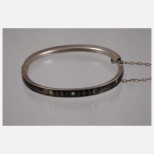 Zwei Teile historischer Trauerschmuck