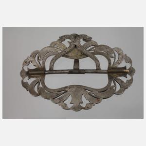 Barocke Gürtelschließe mit Steinbesatz