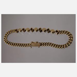 Armband mit Perlen und Diamanten