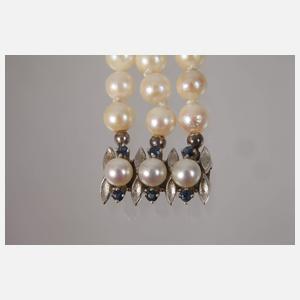Dreireihiges Perlenarmband