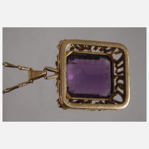 Anhänger mit Amethyst