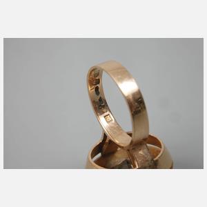 Damenring mit Citrin