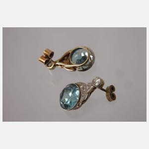 Paar Ohrringe Art déco