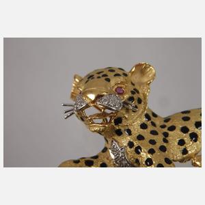 Leopardenbrosche
