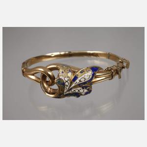 Schmuckset Schaumgold mit Emaille