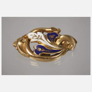 Schmuckset Schaumgold mit Emaille