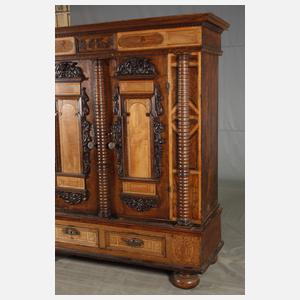 Dielenschrank Renaissance datiert 1672