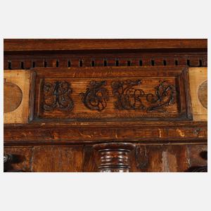 Dielenschrank Renaissance datiert 1672