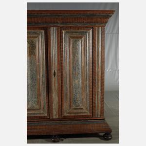 Bemalter barocker Hallenschrank