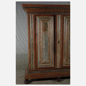 Bemalter barocker Hallenschrank