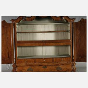 Aufsatzschrank barock