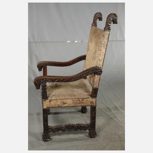 Schwerer Barocksessel