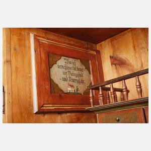Außergewöhnlicher Bauernschrank Zirbenholz