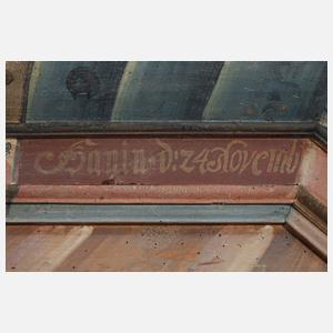 Vogtländischer Bauernschrank barock