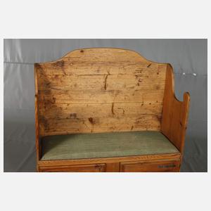 Bäuerliche Truhenbank