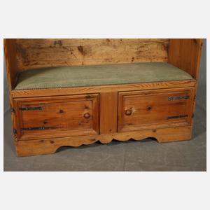 Bäuerliche Truhenbank