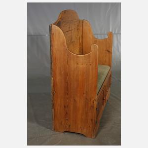 Bäuerliche Truhenbank