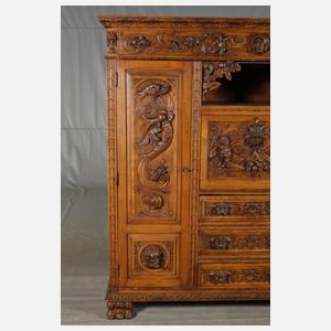 Bücherschrank Neorenaissance