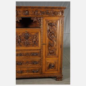 Bücherschrank Neorenaissance