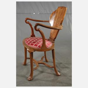 Edwardianischer Armlehnsessel