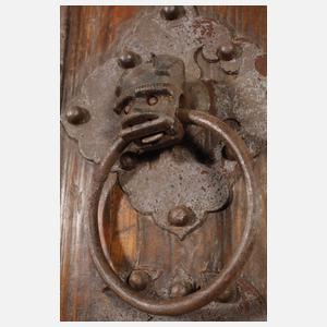 Paar große Türblätter