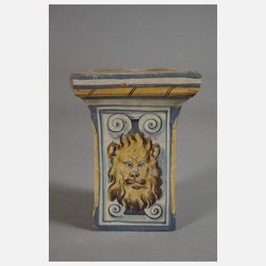 Zwei figürliche Ofenkacheln