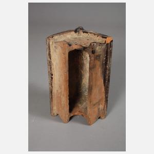 Zwei figürliche Ofenkacheln