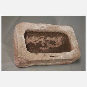 Futtertrog Sandstein