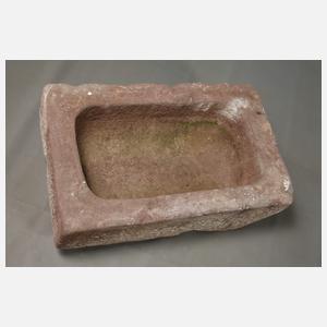 Futtertrog Sandstein