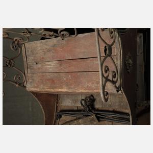 Historischer Pferdeschlitten