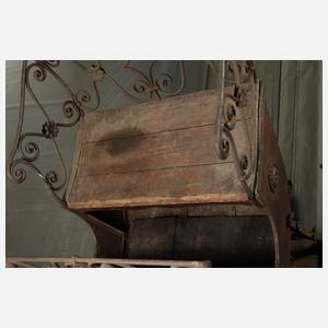 Historischer Pferdeschlitten