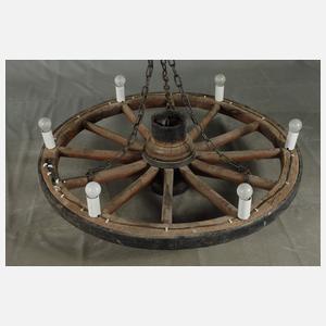 Paar große Radleuchter