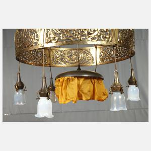 Großer Deckenlüster Jugendstil