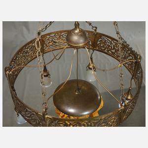 Großer Deckenlüster Jugendstil