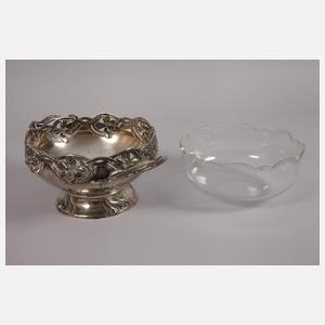 Silber Kaffee-/Teekernstück mit Tafelaufsatz