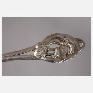 Silber großer Vorlegelöffel Evald Nielsen