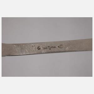 Silber großer Vorlegelöffel Evald Nielsen