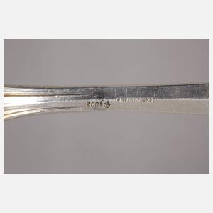 Silber drei Vorlegeteile