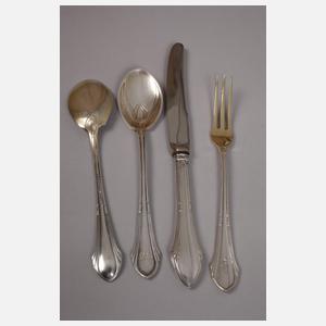 Silber Konvolut Dessertbesteck